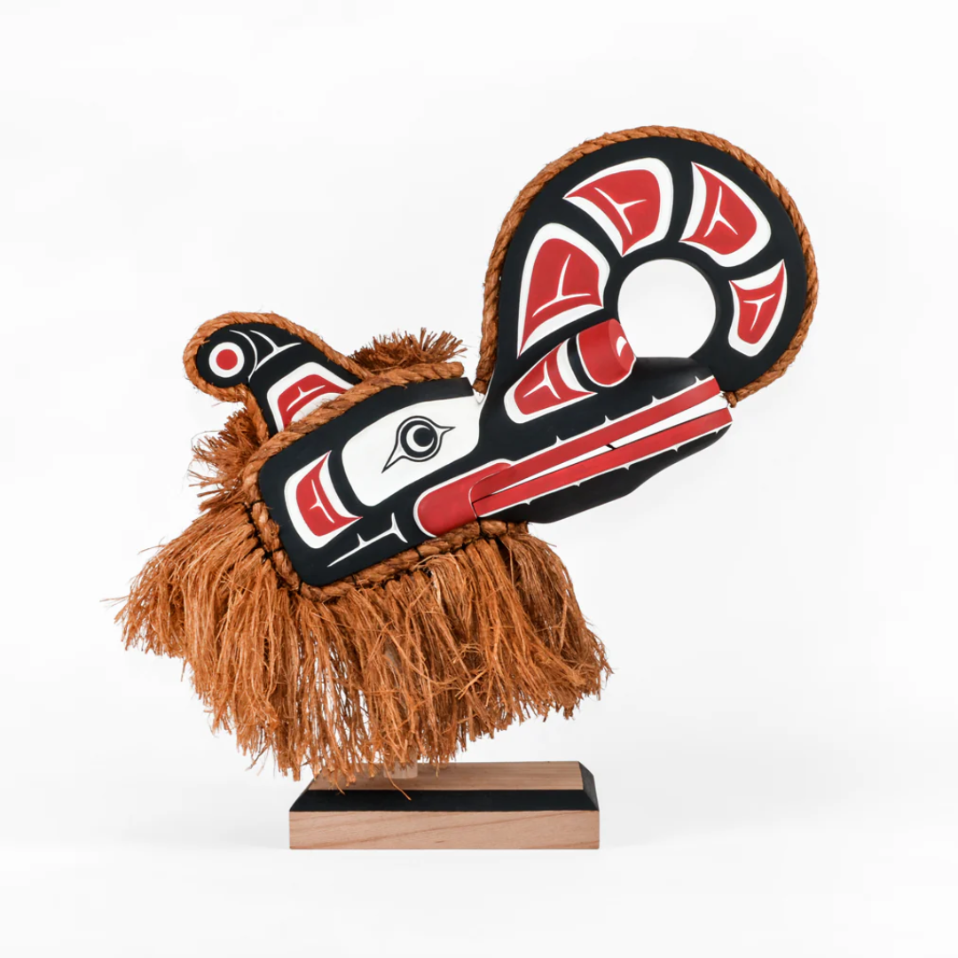 Crooked Beak - Red Cedar Mask
