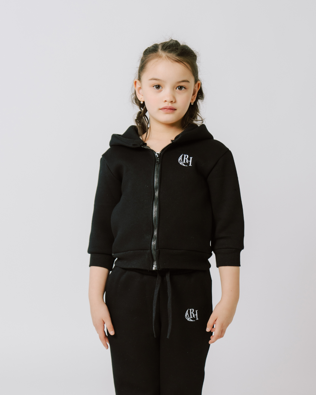 Kids & Toddlers Zip-Up Hoodie – Cream Salt Wind