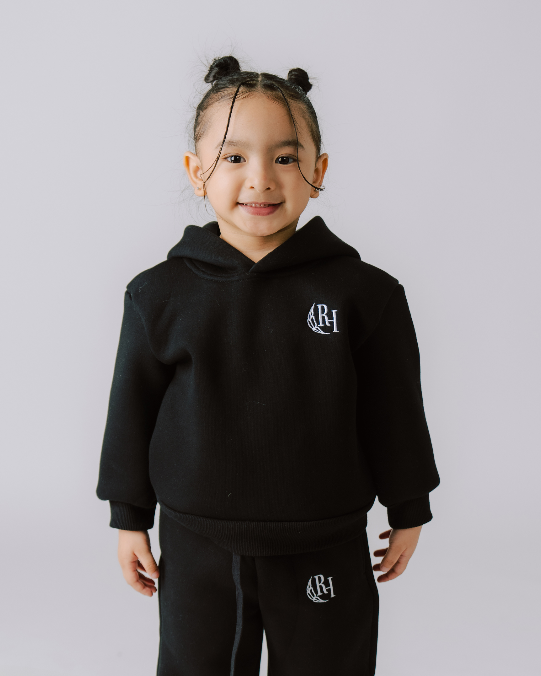Kids & Toddler Hoodie – Black Smoke Cedar
