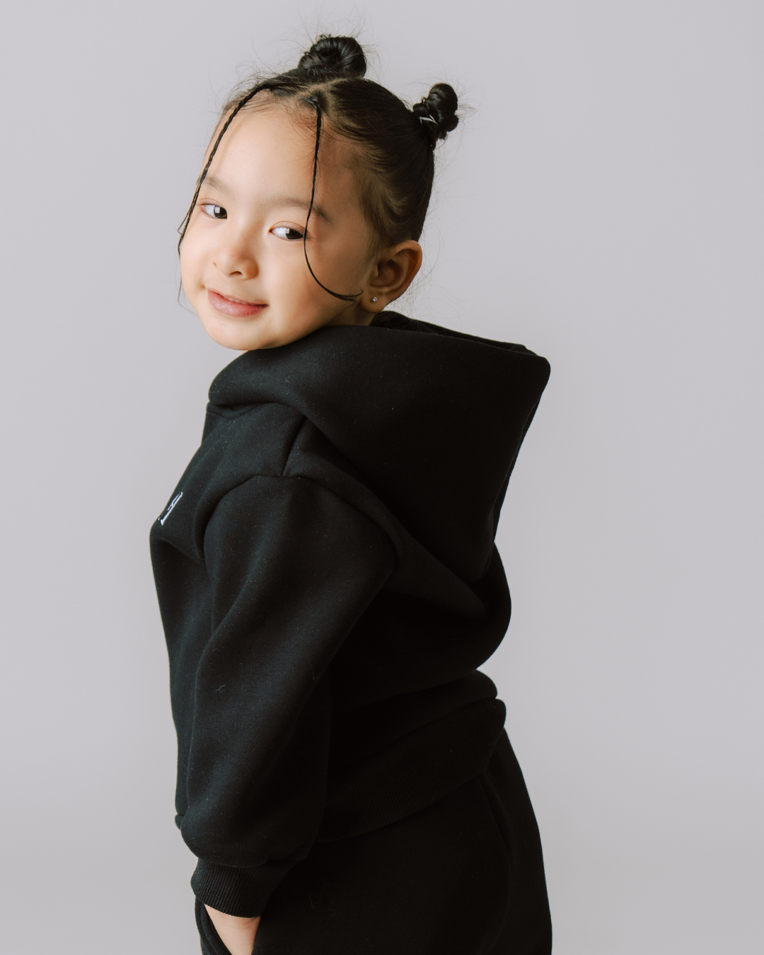 Kids & Toddler Hoodie – Black Smoke Cedar