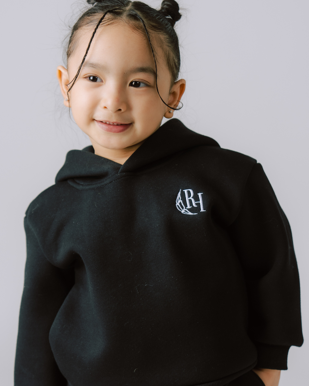 Kids & Toddler Hoodie – Black Smoke Cedar