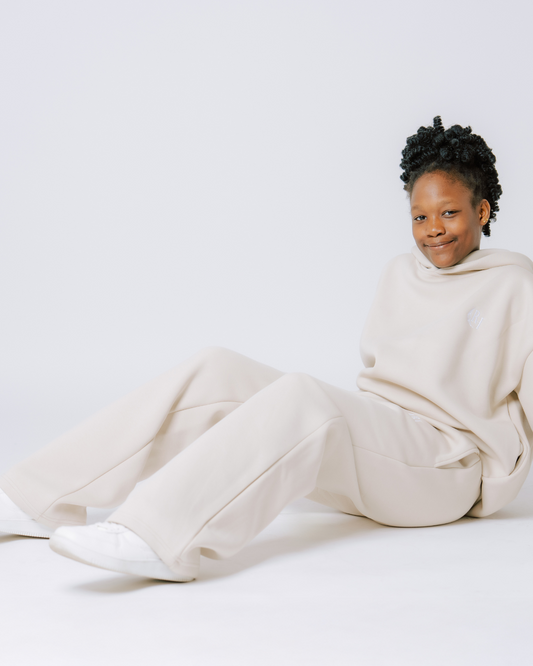 Youth Sweatpants –  Cream Salt Wind