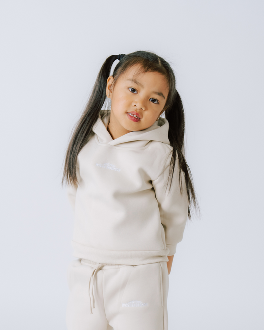 Kids & Toddler Hoodie – Cream Salt Wind