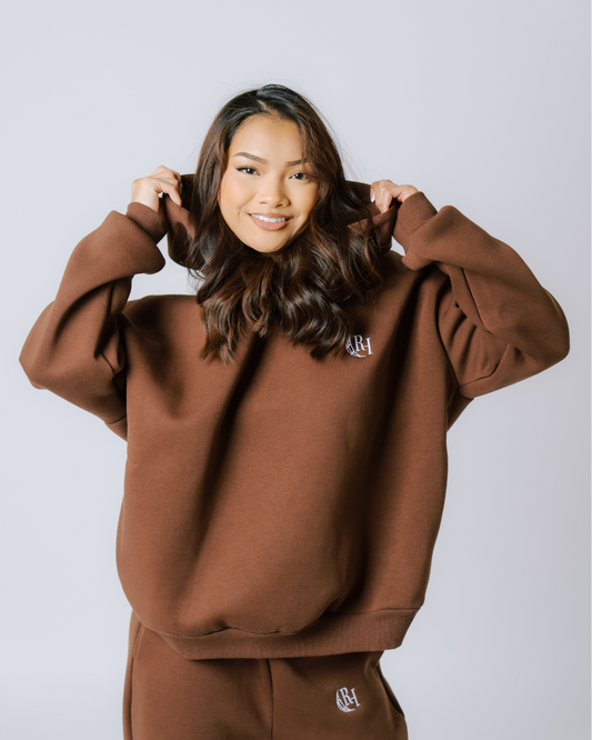 Youth Hoodie – Brown Clay Coast