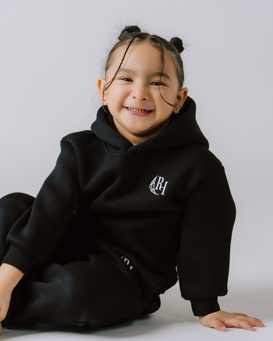 Kids & Toddler Hoodie – Black Smoke Cedar