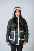 Black Frost Puffer Jacket - Women