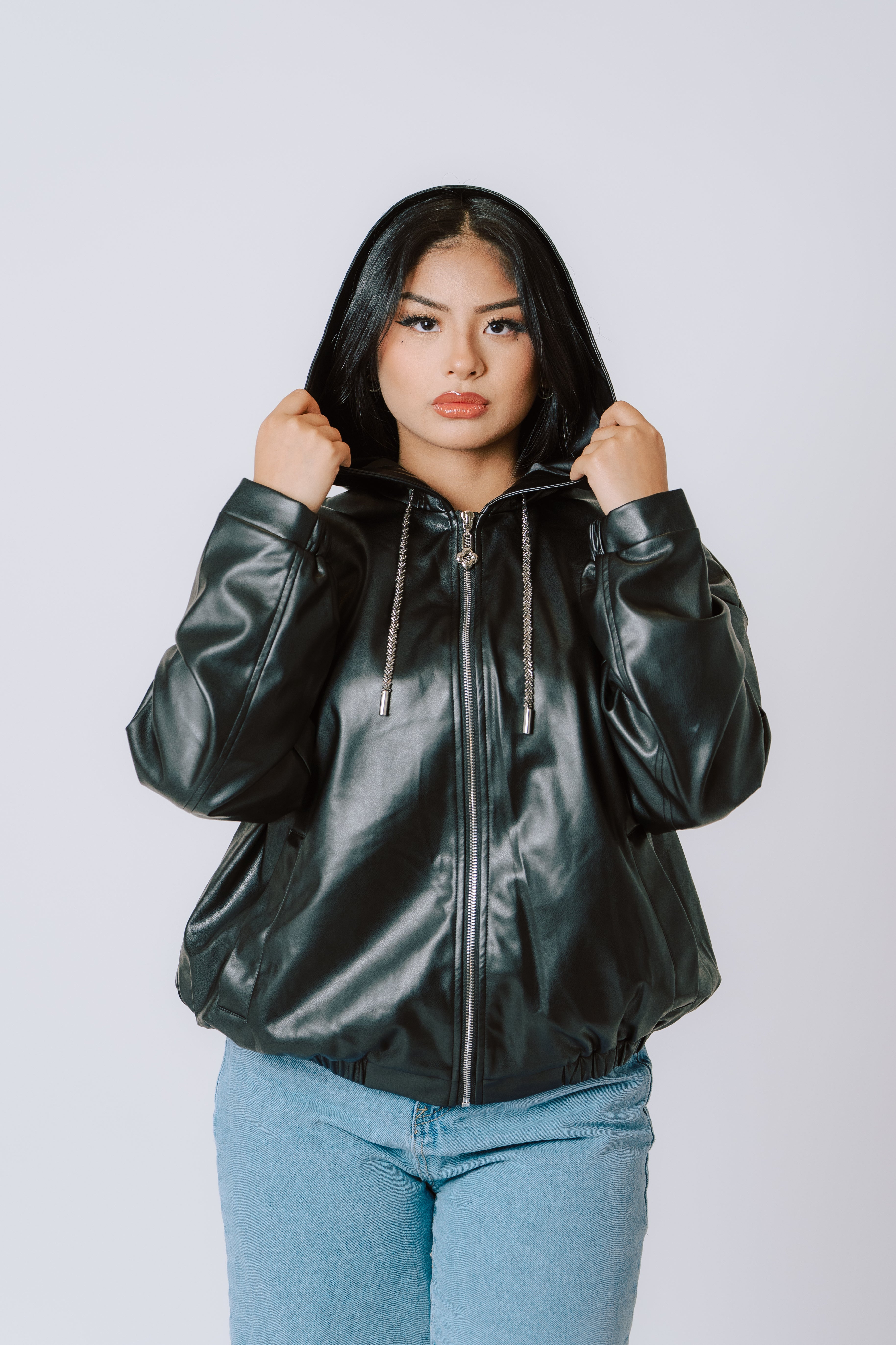 Autmn Black Leather jacket - Women
