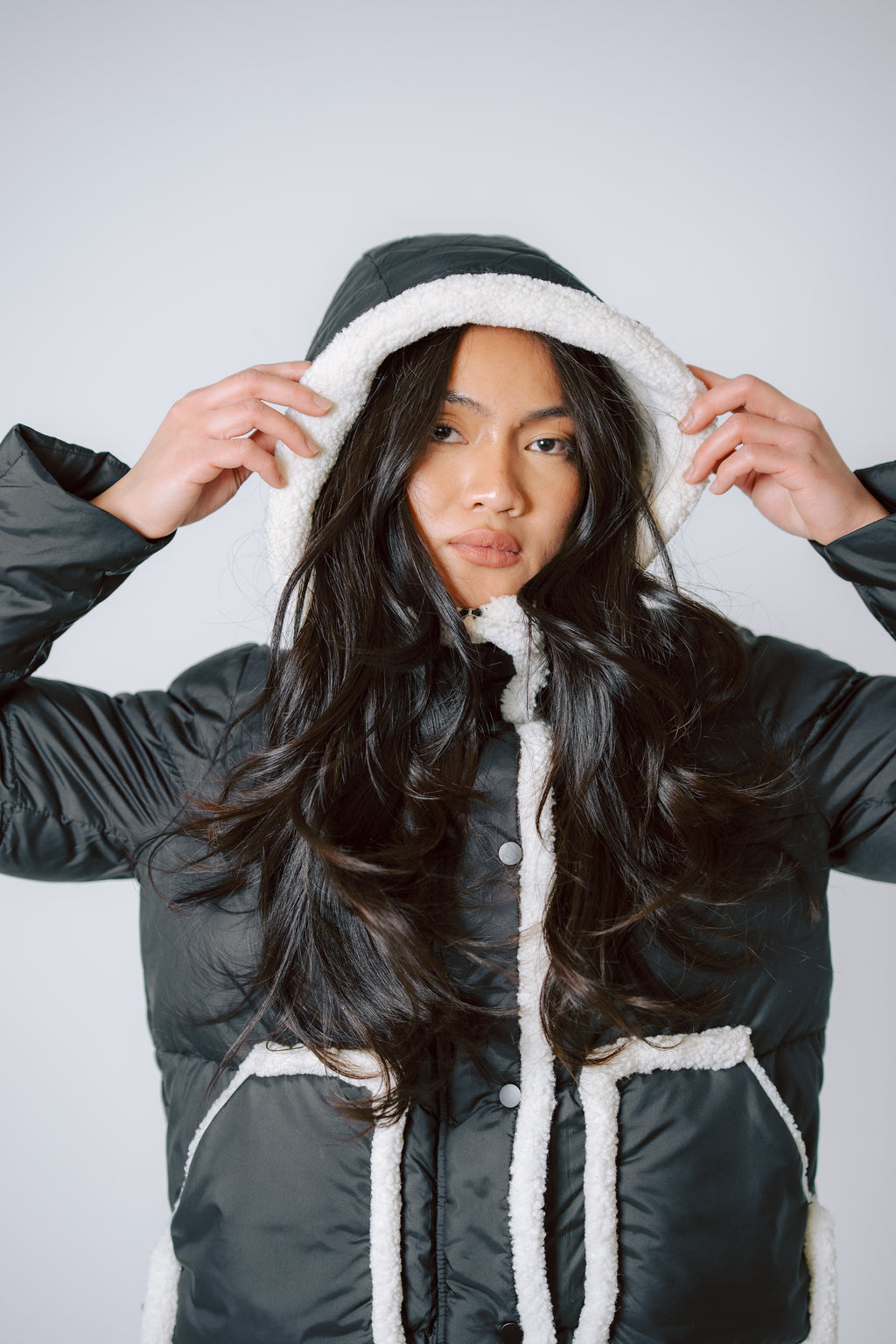 Black Frost Puffer Jacket - Women