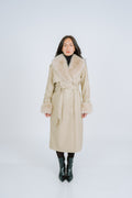 Winter Ivory Trench - Women