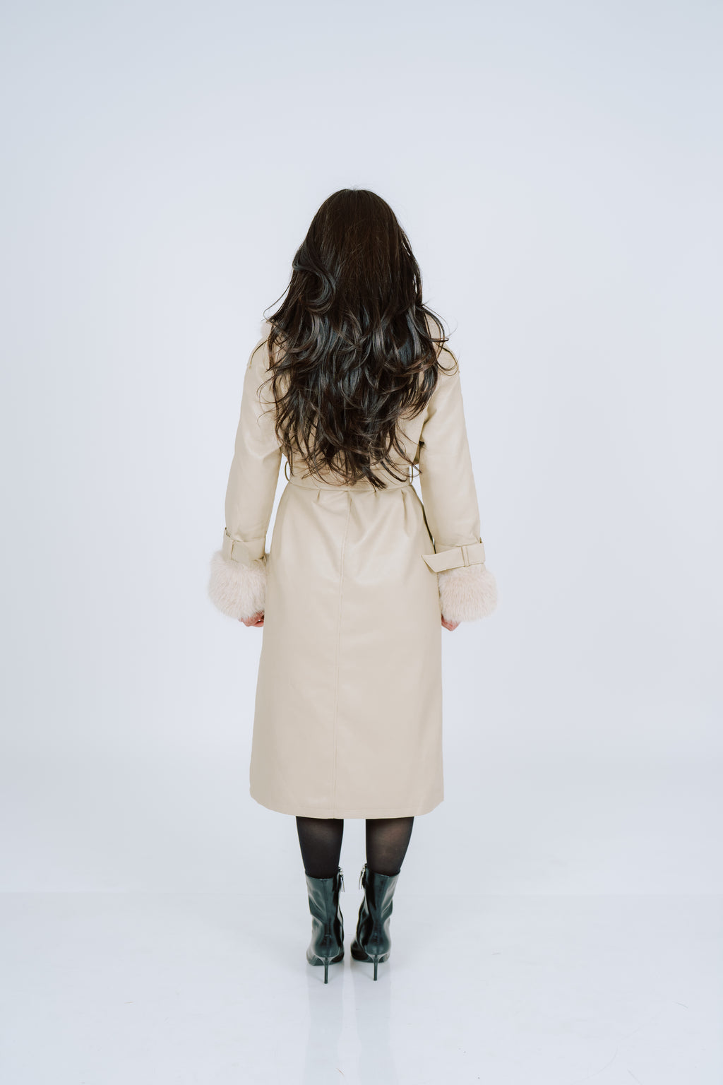 Winter Ivory Trench - Women