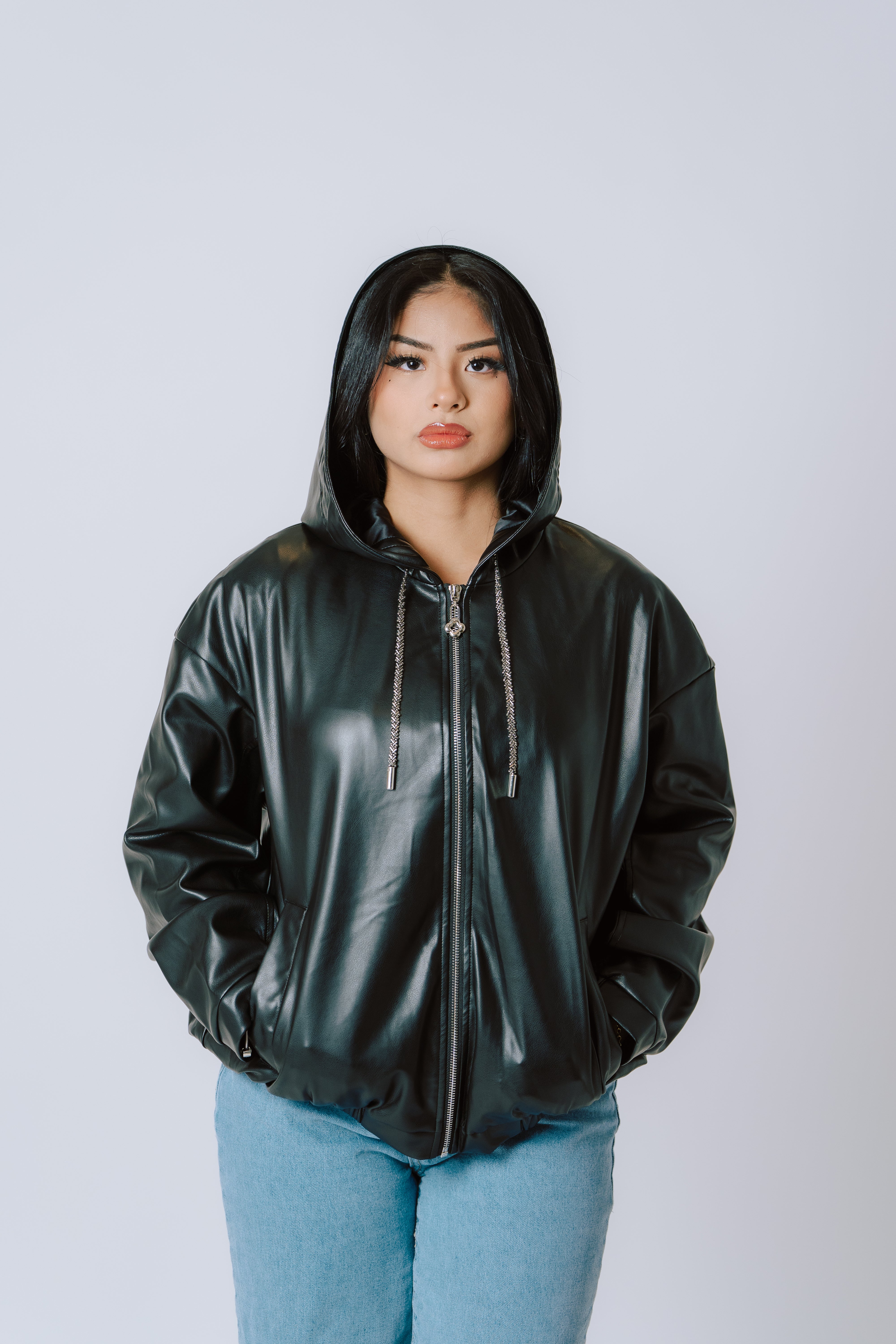 Autumn Black Leather jacket - Women – ROSS HENDERSON