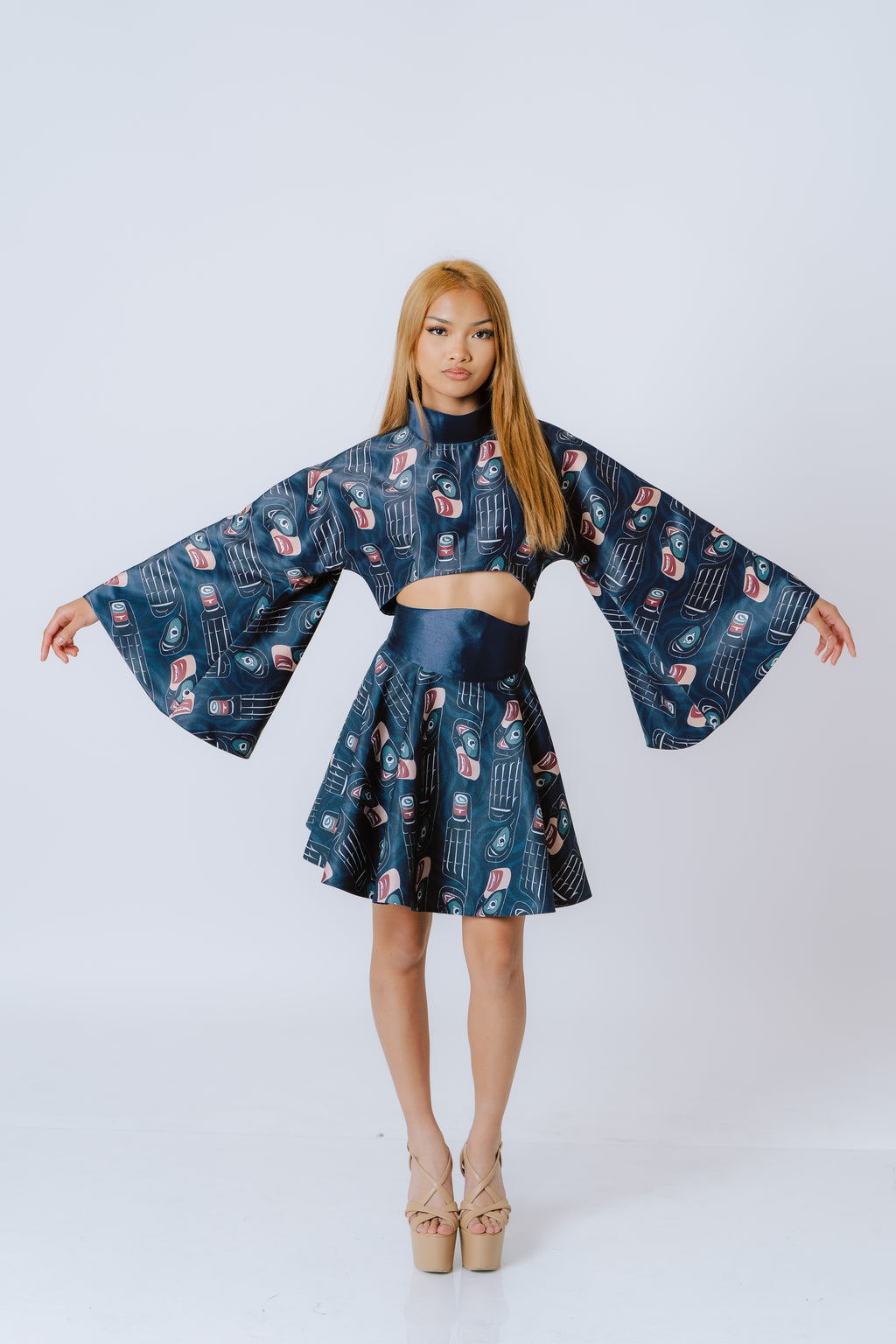 Modern Coastline Pattern Set - Women