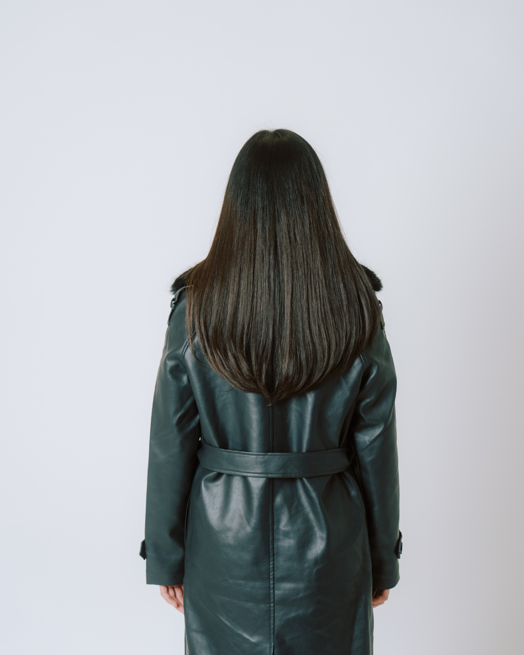 Mid Night Black Coat - Women