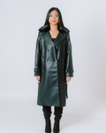 Mid Night Black Coat - Women